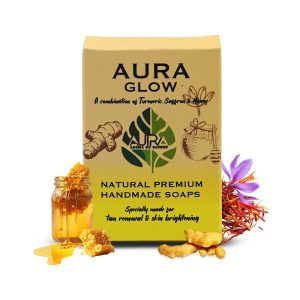 AURA GLOW NATURAL PREMIUM HANDMADE SOAPS FOR TAN REMOVAL & SKIN BRIGHTENING