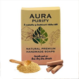 AURA PURIFY NATURAL PREMIUM HANDMADE SOAPS FOR ACNE, DRY SKIN & WRINKLE